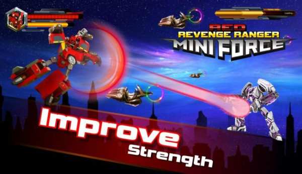 Revenge Red Ranger Mini Force 4 تصوير الشاشة