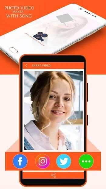 Photo Video Maker with Song screenshot 1