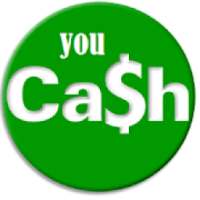 you cash~ earn money free money logo