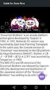 Guide for Snow Bros screenshot 3
