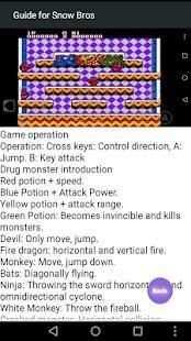 Guide for Snow Bros screenshot 1
