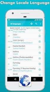 Locale Setting - Set locale language for Android screenshot 3