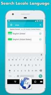 Locale Setting - Set locale language for Android screenshot 1