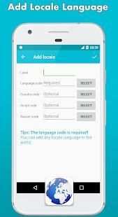 Locale Setting - Set locale language for Android screenshot 2