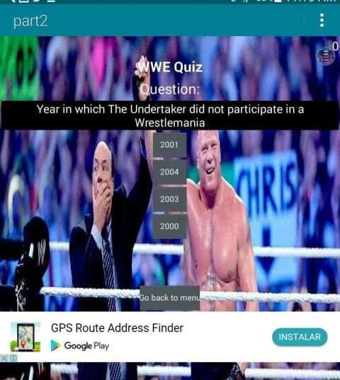 Quiz wwe (english) screenshot 4