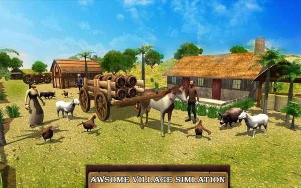 Village Farm Simulator 2018 - Farming Games Free स्क्रीनशॉट 5