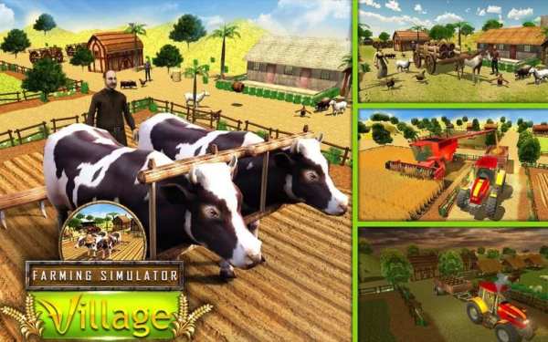 Village Farm Simulator 2018 - Farming Games Free स्क्रीनशॉट 1