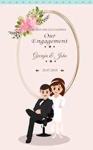 Engagement Invitation Card स्क्रीनशॉट 3
