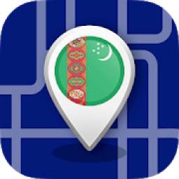 Offline Turkmenistan Maps - Navigation that talks