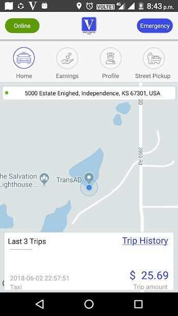 Trans Voyage Taxi - Driver screenshot 5