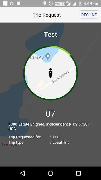 Trans Voyage Taxi - Driver screenshot 4