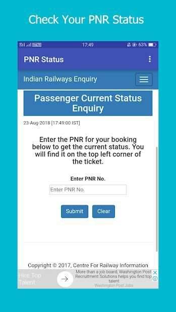 Rail Yatra-Live Train Status,PNR Status,Rail Info screenshot 3