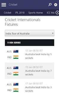CrickBuzz screenshot 2