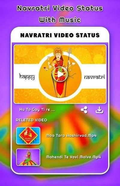 Navratri Video Status Maker - Silde Show Editor screenshot 2