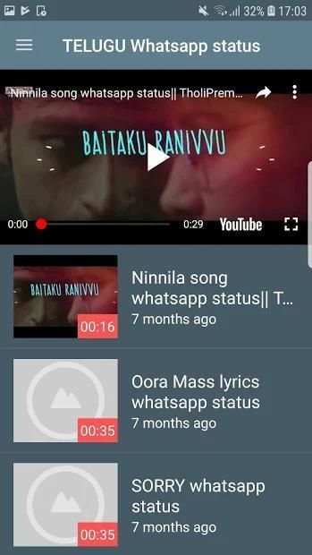 Telugu Status Videos screenshot 3