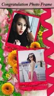 Congratulation Photo Frame screenshot 3