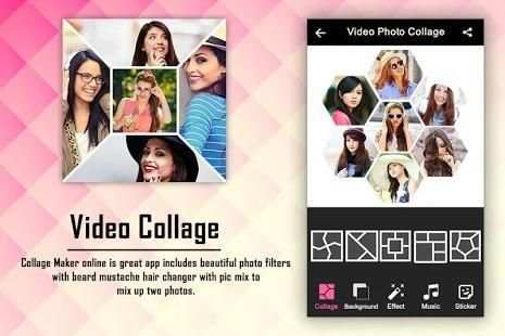 Video Photo Collage: Mix Video & Photos screenshot 1