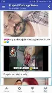 Punjabi Status Video App for Whatsapp screenshot 1