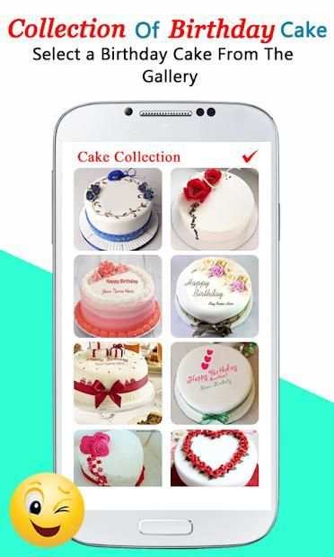 Birthday Cake Editor: Name, Photos, Songs, GIFS screenshot 2