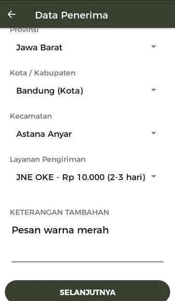 A3 Olshop screenshot 1