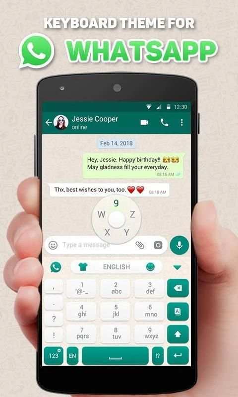 GO Keyboard Theme For WhatsApp screenshot 1