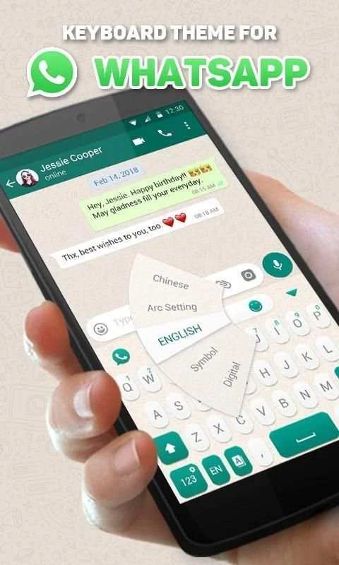 GO Keyboard Theme For WhatsApp screenshot 4