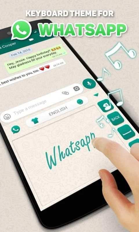GO Keyboard Theme For WhatsApp screenshot 2