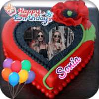 Name Photo on Birthday Cake on 9Apps