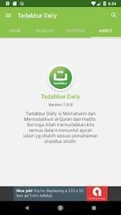 Tadabbur Daily - Al-Qur'an dan Hadits screenshot 2