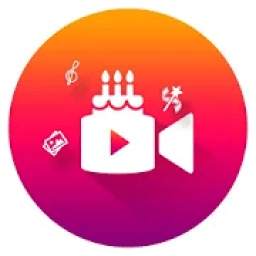 birthday video maker with music