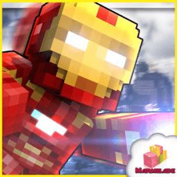 ikon Mod Super Iron-Man Hero MCPE