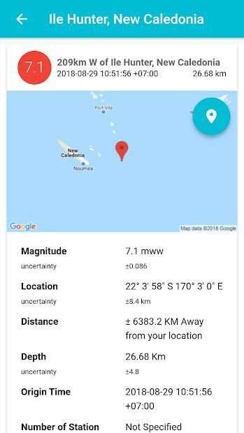 Gempa - USGS Earthquakes report screenshot 3