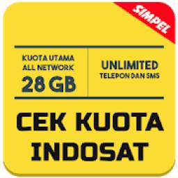 Cek Kuota Indosaat Simple 1.0