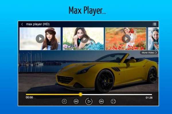 MAX Player - HD Video Player 2018 स्क्रीनशॉट 2