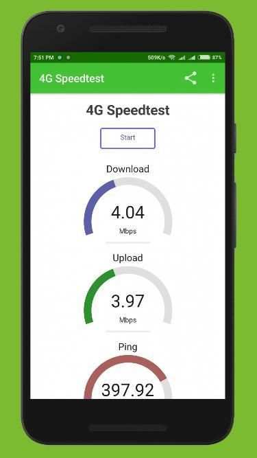 4G Speed Test screenshot 2