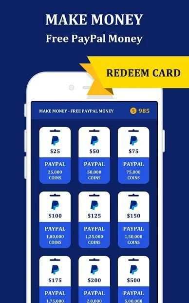 Make Money - Free PayPal Money स्क्रीनशॉट 1