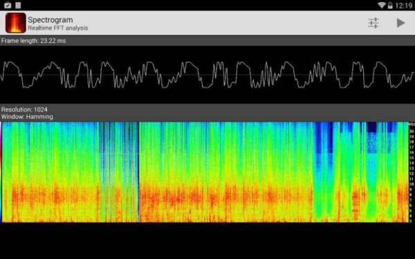 Spectrogram screenshot 1