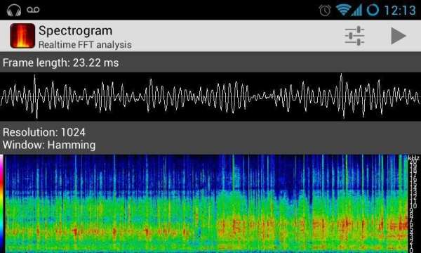 Spectrogram स्क्रीनशॉट 3