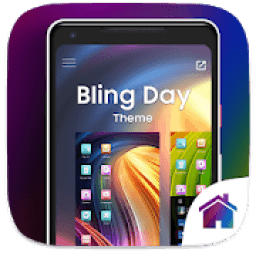 ikon Bling Day Theme For Computer Launcher