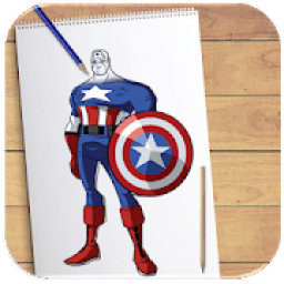 How to Draw Avengers Team आइकन