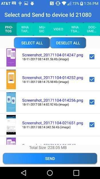 Smart Share - File Transfer स्क्रीनशॉट 3