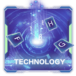 Blue Sci-fi Fantasy Keyboard Theme icon
