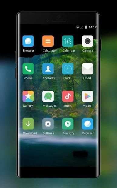 Theme for forest falls xiaomi redmi note4 screenshot 3