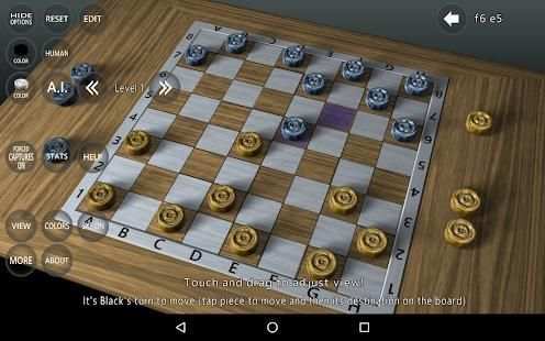 3D Checkers Game स्क्रीनशॉट 1