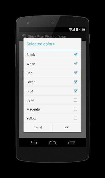Stuck Pixel Fixer for Wear screenshot 4