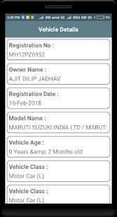 Vehicle RTO info screenshot 3