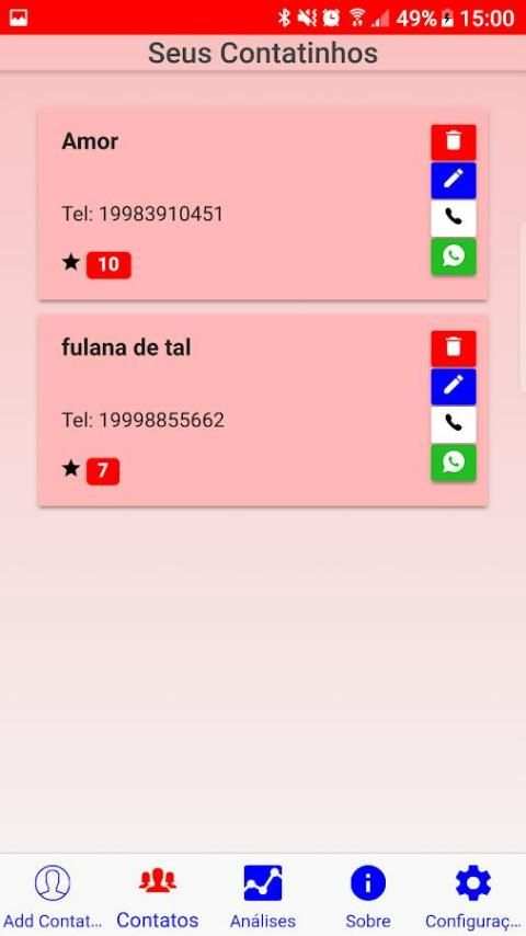 Crush Control - Contatinhos do WhatsApp screenshot 3