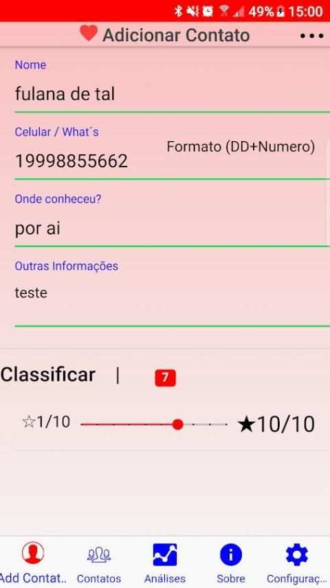 Crush Control - Contatinhos do WhatsApp screenshot 4