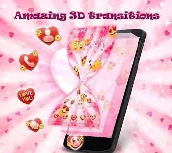 3D Emoji Valentine Love Launcher screenshot 6