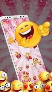 3D Emoji Valentine Love Launcher screenshot 1